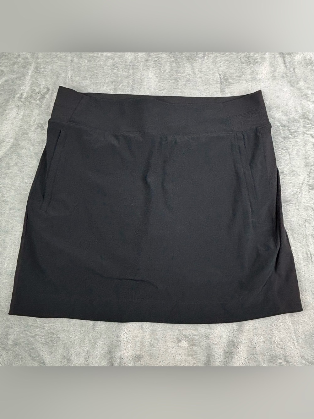 Athleta Skort Womens 12 Black Brooklyn Golf Tennis Athletic Lightweight Stretch